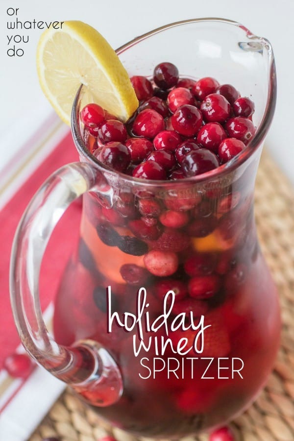 Holiday Wine Spritzer 