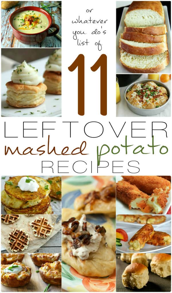 Do you have a ton of leftover mashed potatoes? Here's some great ways to use them!