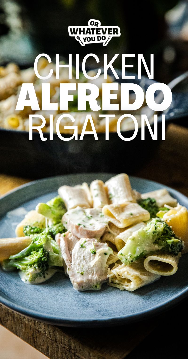 Chicken Alfredo Rigatoni