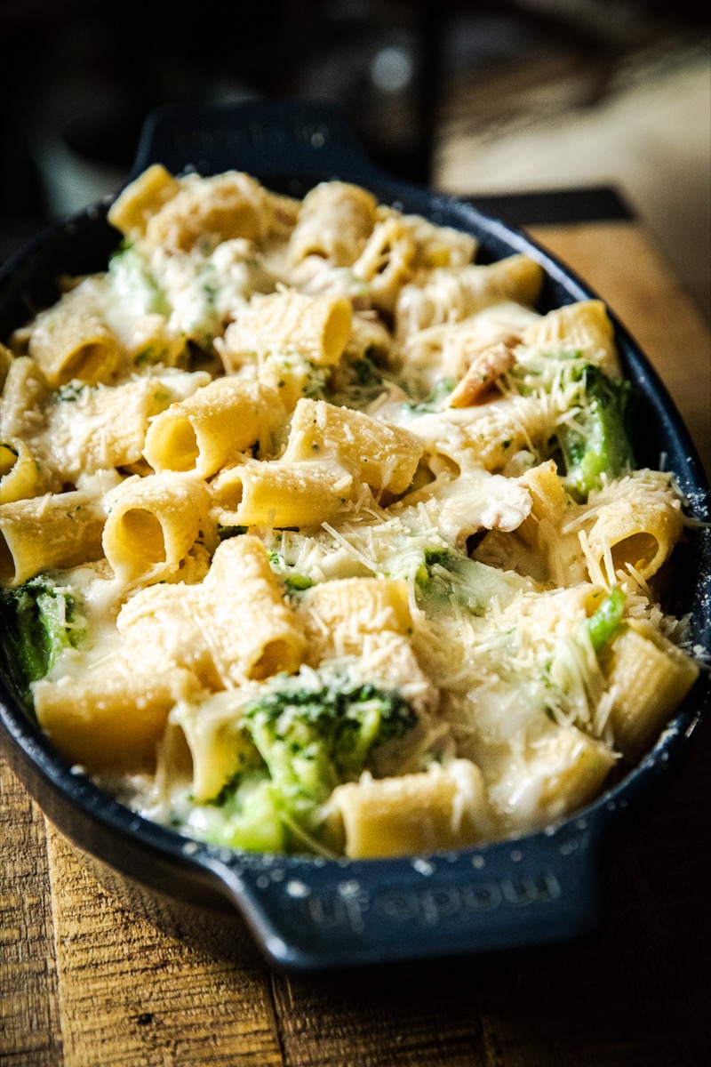 Chicken Alfredo Bake