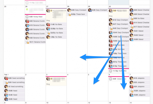 drag and drop social messages