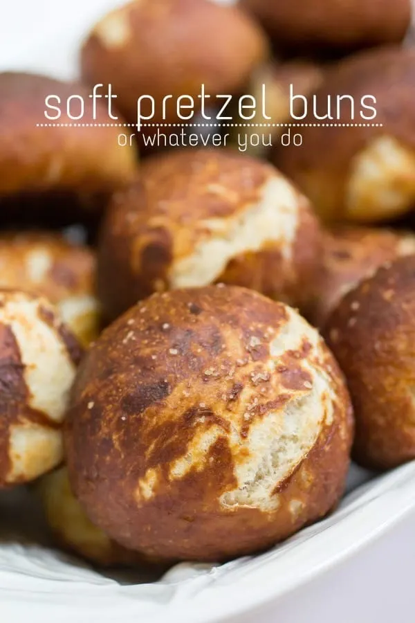 Soft Pretzel Buns