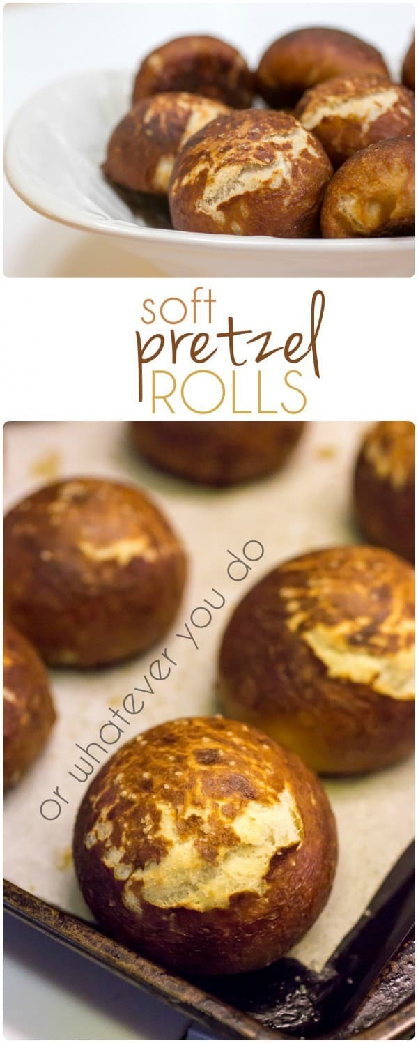 Soft Pretzel Rolls