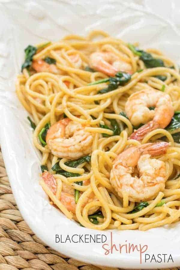 Blackened Shrimp Pasta Pinterest