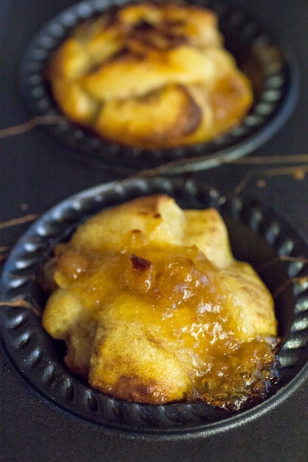 Easy Apple French Toast Muffins-4