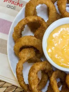 sriracha aioli