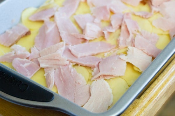 Cheesy Scalloped Potato and Ham Casserole-1