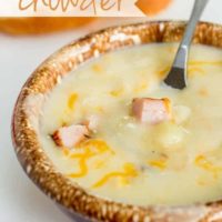 Ham Chowder with Potato and Corn