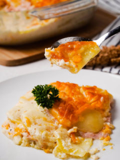 Ham and Scalloped Potato Casserole