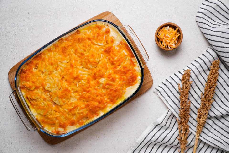 Traeger Ham and Cheese Scalloped Potato Casserole Or Whatever You Do