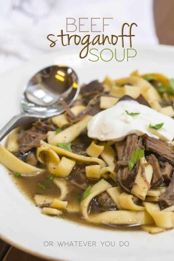 Beef Stroganoff Soup