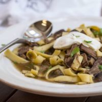 Beef Stroganoff Soup