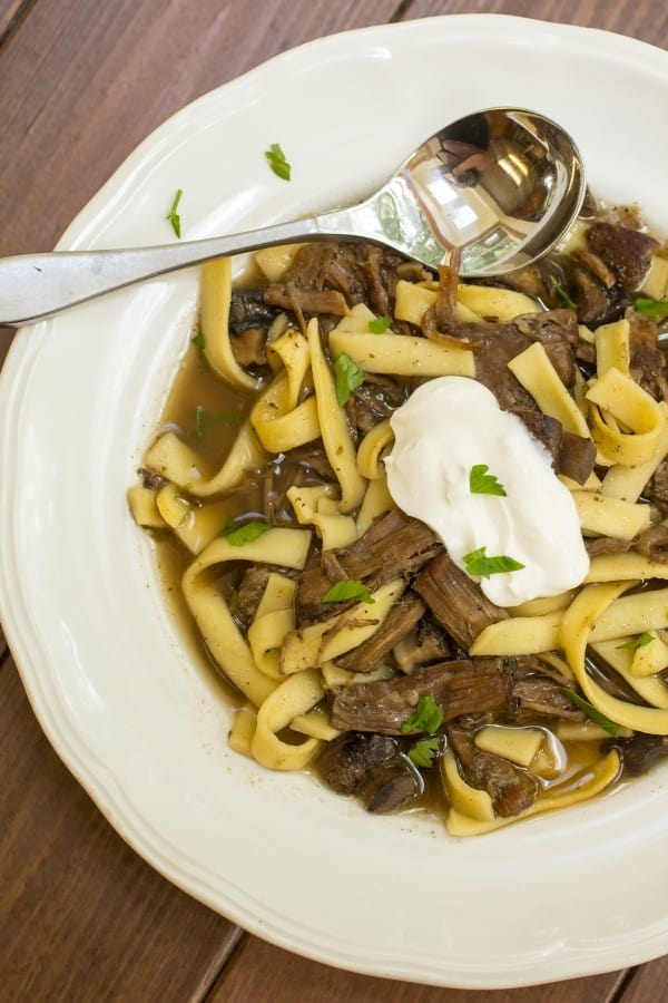 Beef Stroganoff Soup