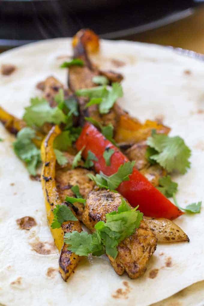 Easy Chicken Fajitas