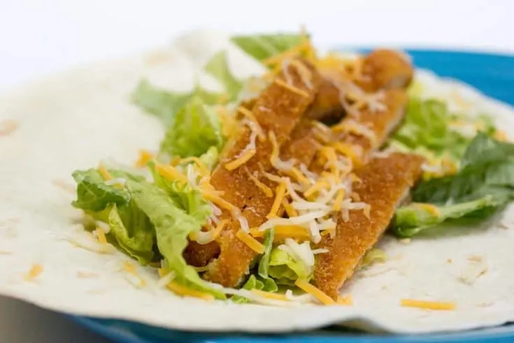 Easy Chicken Ranch Wrap