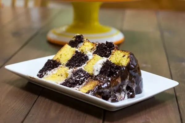 Fauxstess Checkerboard Marble Cake