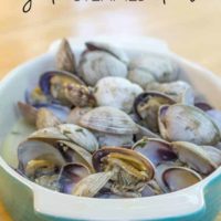 Garlic Steamed Clams