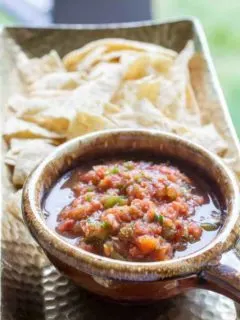 15 Minute Fire Roasted Salsa