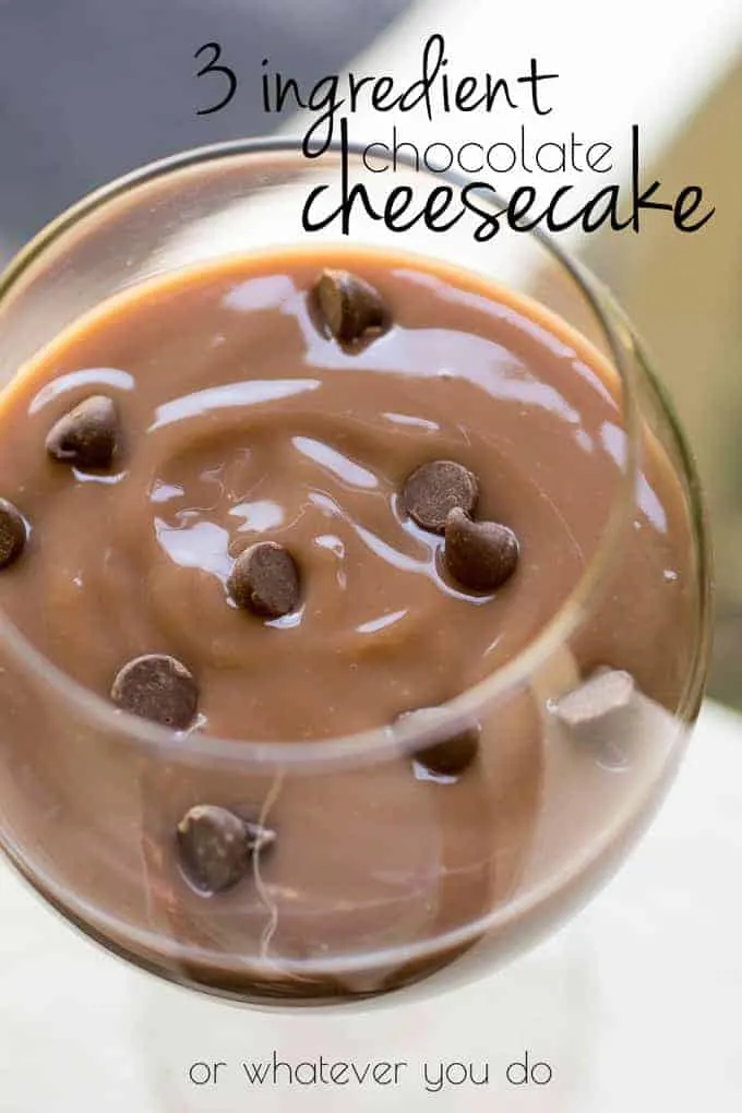 No-Bake Chocolate Cheesecake