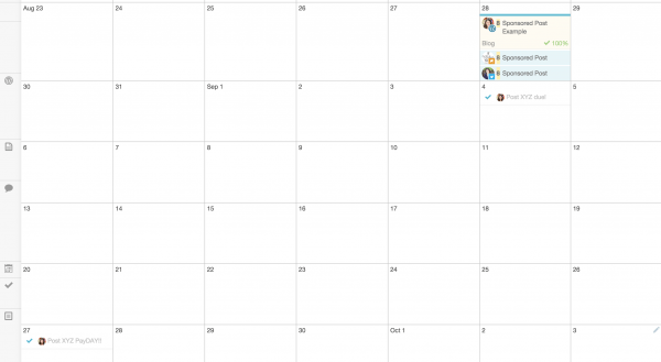 Organize Your Sponsored Posts