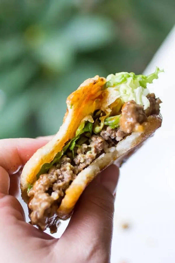 Beef and Avocado Arepa