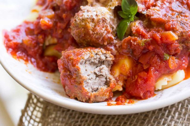 Mini Meatballs with Marinara