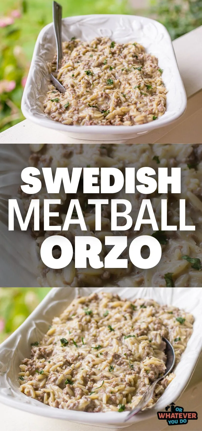 Swedish Meatball Orzo