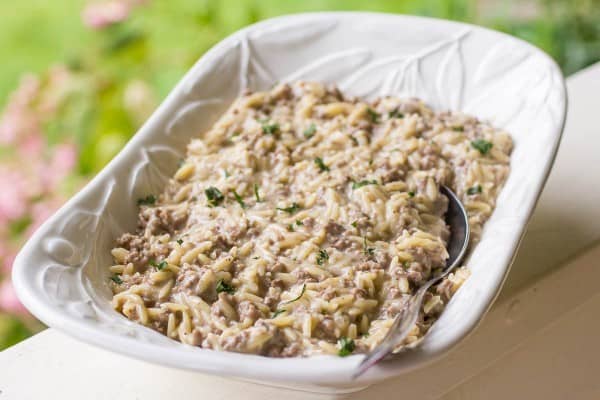 Swedish Meatball Orzo-3