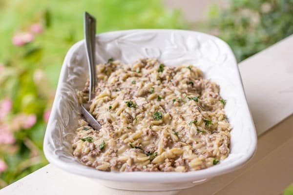 Swedish Meatball Orzo