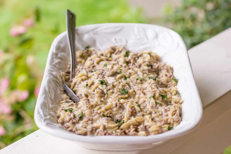 Swedish Meatball Orzo