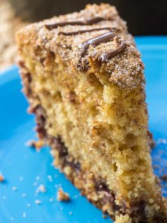 Chocolate Sour Cream Coffee Cake is going to be your new favorite coffee cake. Its sweet enough for dessert, but totally appropriate for brunch too. Or so I tell myself.