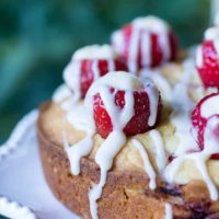 Strawberry Lemon Cheesecake Pound Cake