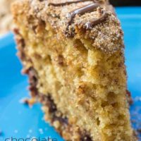 Chocolate Sour Cream Coffee Cake is going to be your new favorite coffee cake. Its sweet enough for dessert, but totally appropriate for brunch too. Or so I tell myself.