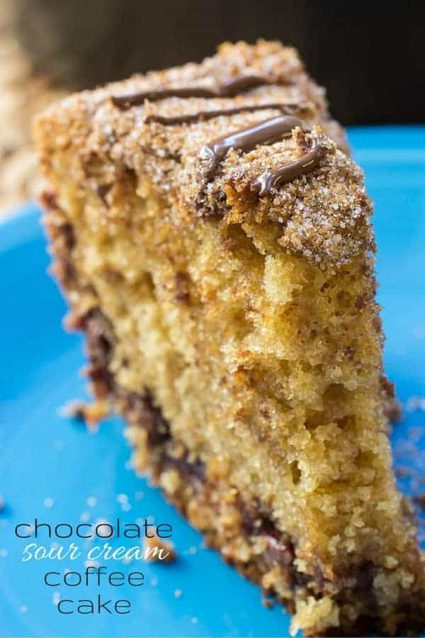 chocolate sour cream coffee cake