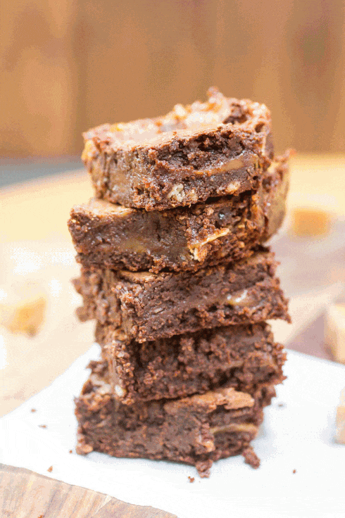 Caramel Filled Brownies | Or Whatever You Do