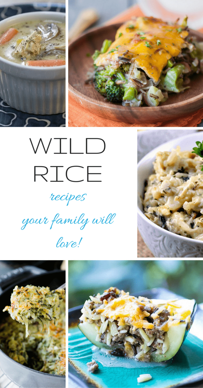 All kind of Wild Rice Recipes your family will love!