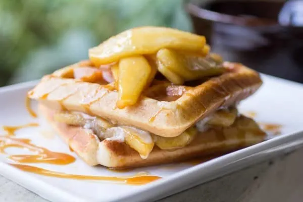 Apple Pie Spiced Waffles