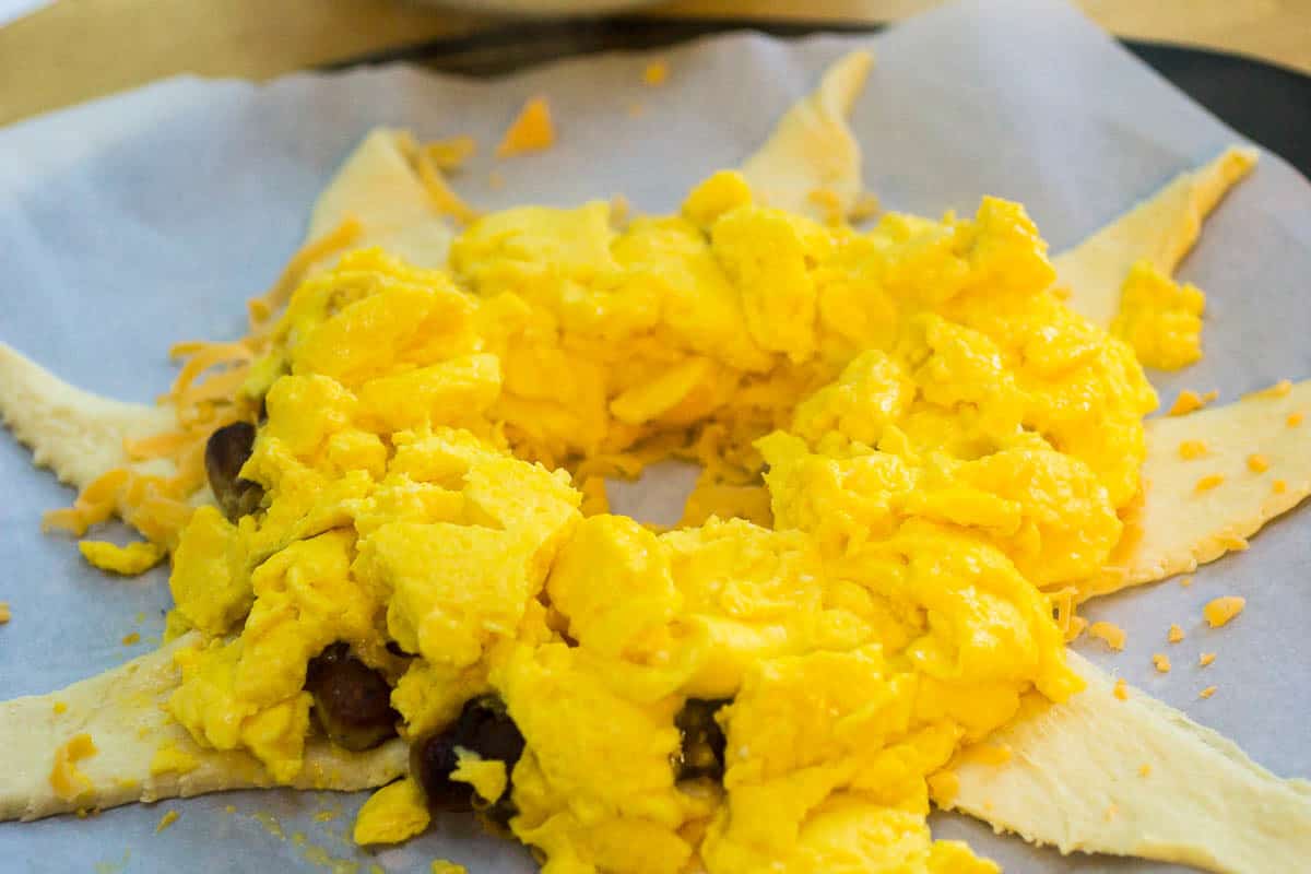 Breakfast Crescent Ring with Sausage & Egg Or Whatever You Do