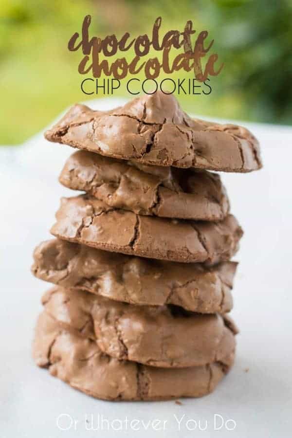 Chocolate Chocolate Chip Cookies