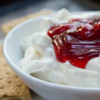 No Bake Cherry Cheesecake Fluff Pie