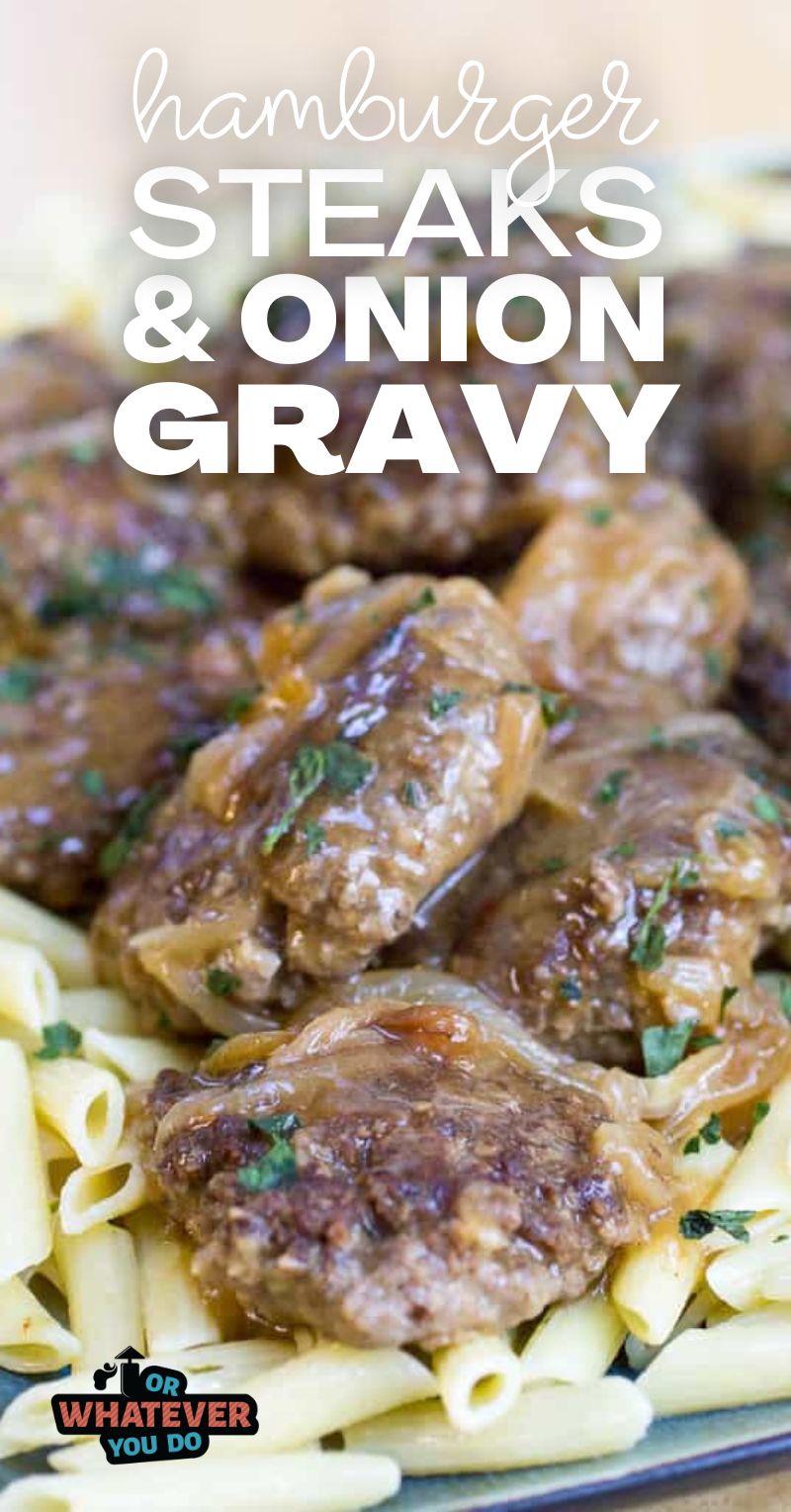 Hamburger Steaks with Onion Gravy 