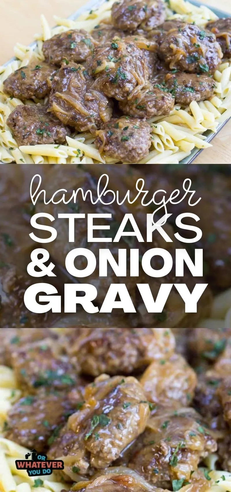 Hamburger Steaks with Onion Gravy