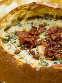 King's Hawaiian Bacon Spinach Artichoke Asiago Dip