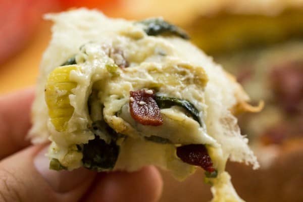 King's Hawaiian Bacon Spinach Artichoke Asiago Dip