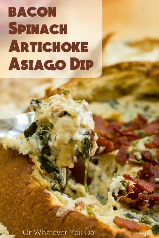 Spinach Artichoke Asiago Dip Or Whatever You Do