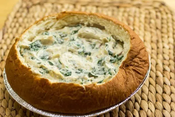 King's Hawaiian Bacon Spinach Artichoke Asiago Dip