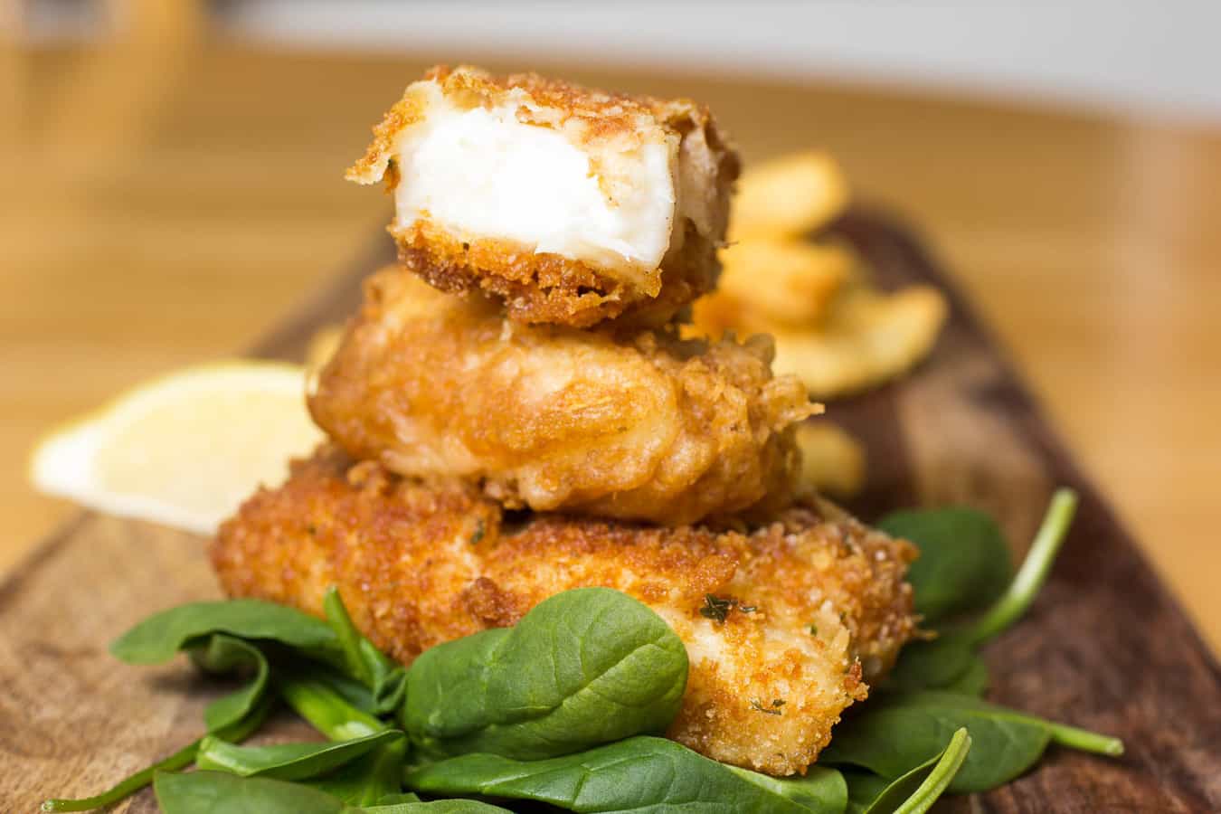 Battered Halibut