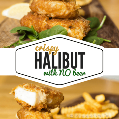 Crispy Battered Halibut with no beer