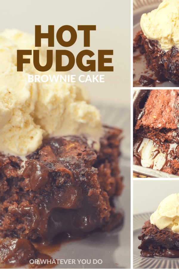 Hot Fudge Brownie Cake