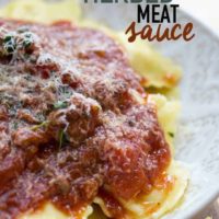 Meaty Herbed Red Sauce
